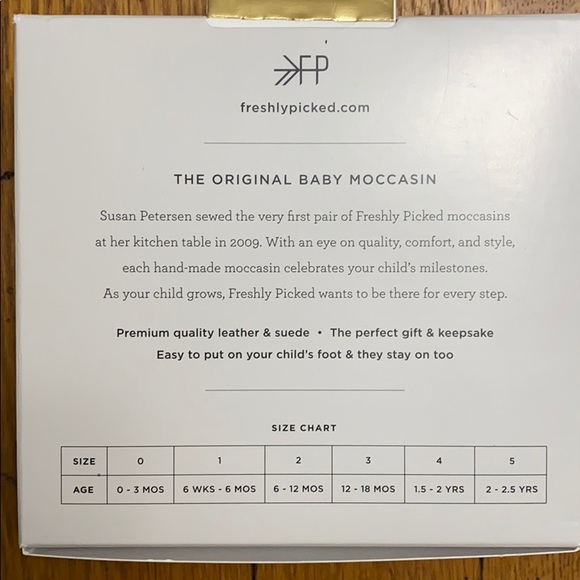 Freshly Picked Mary Jane Baby Moccasin- Rose Gold - Picture 7 of 7